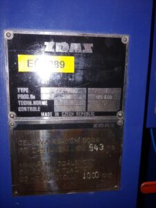 Pressa per stampaggio Zdas PKZZ 1000 - 1000 ton (ID:75799) - Dabrox.com