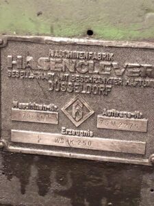Pressa a stampaggio orizzontali Hasenclever WSHK 250 - 250 ton (ID:76066) - Dabrox.com
