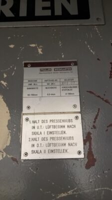 Macchina svolgitrice-raddrizzatrice Muller Weingarten UWR 80 (Foto 2)