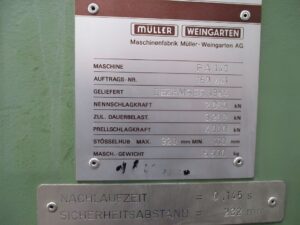 Pressa a vite Weingarten PA 140 - 320 ton (ID:S89421) - Dabrox.com