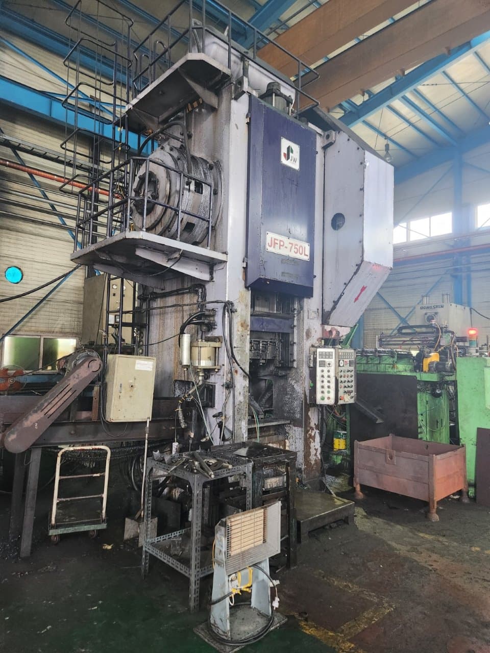 Pressa per stampaggio a caldo Jaewoo JFP 750 - 750 ton