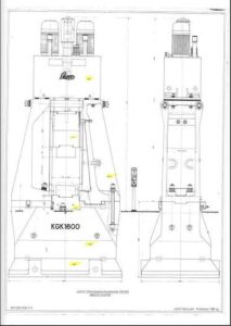 Martello idraulico per forgiatura Lasco KGK 1600 - 16000 kgm (ID:S89763) - Dabrox.com